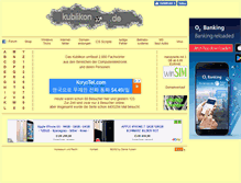 Tablet Screenshot of kublikon.de